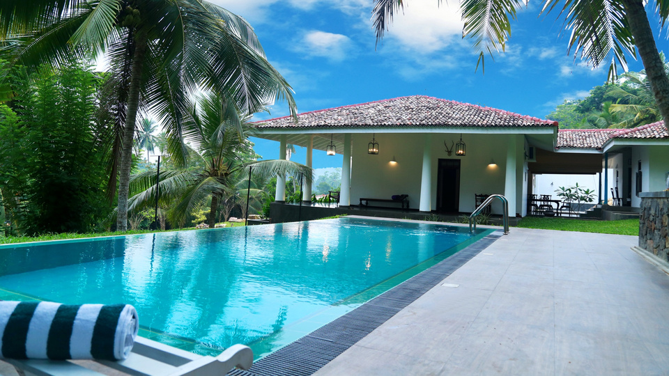 Swimming Pool at a Resort